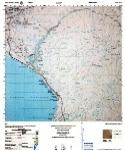 Peru topographic map