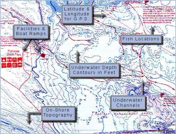 Fishing Hot Spots Lake Erie Eastern Basin Fishing Map - Sturgeon
